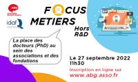 Visionnez Le REPLAY Du Webinaire ABG - IDAF : "la Place Des Docteurs ...