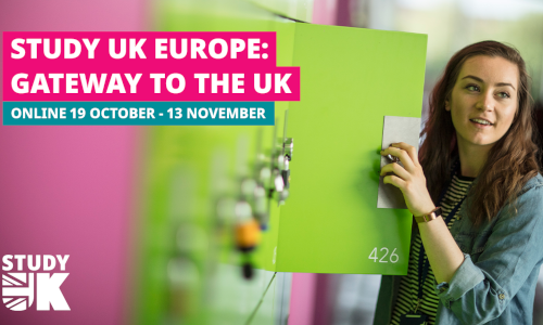 Rencontrez des universités britanniques en ligne à « Study UK Europe:  Gateway to the UK » - ABG